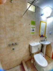 Ένα μπάνιο στο Lugar Sagrado Hostel