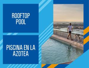 a man walking on a bridge over water at CARIBE TROPICAL - SUITES and STUDIOS - playa LOS CORALES in Punta Cana