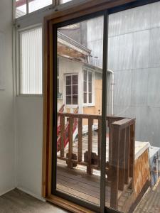 En balkon eller terrasse på Departamento Amoblado Ekeka House