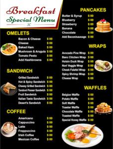 Mad på hotellet eller i nærheden