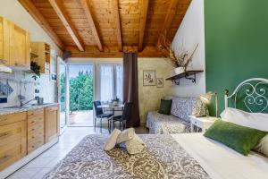 Postel nebo postele na pokoji v ubytování Appartamenti le dimore + 73 fotografií