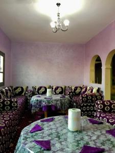 Χώρος καθιστικού στο Adoir N'salh