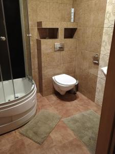 Koupelna v ubytování Noclegi Sówka + 17 fotografií