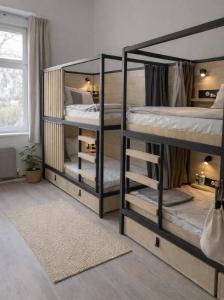 Postel nebo postele na pokoji v ubytování Berlin Sleep Club