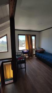 Postel nebo postele na pokoji v ubytování Casa container