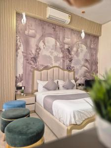 En eller flere senge i et værelse på Comfort cloud