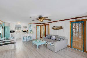 Χώρος καθιστικού στο Blue Chill