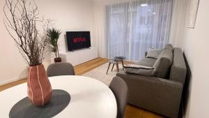 Posezení v ubytování VApartment Nova Vajnorska , private parking