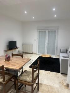 Køkken eller tekøkken på Le gîte du château