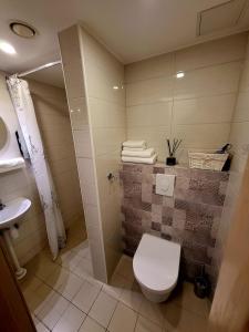 Et badeværelse på Aisa Apartments