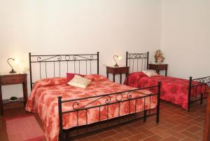 Postel nebo postele na pokoji v ubytování Agriturismo San Luigi
