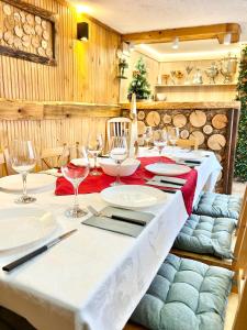 Posezení v ubytování Guest House Rila