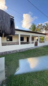 Bygningen som feriehuset ligger i