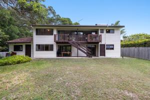 Bygningen som feriehuset ligger i