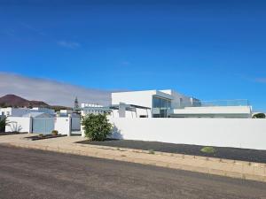 En generel udsigt til bjerge eller udsigt til bjerge taget fra villaen