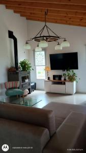 TV a/nebo společenská místnost v ubytování Golondrinas