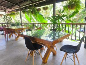 En balkon eller terrasse på Tekana Retreat