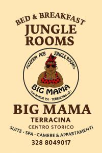Et logo, certifikat, skilt eller en pris der bliver vist frem på Big Mama Jungle Rooms