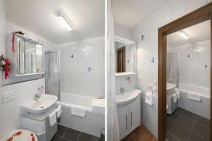 Koupelna v ubytování Ferienwohnung Hinterthal