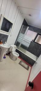 Et badeværelse på Patagonia In Sur