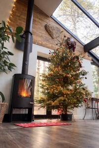 Fotografie z fotogalerie ubytování 5 Star Luxury Woodland Retreat Sleeps 12 Hot tub Sauna v destinaci Clapton in Gordano