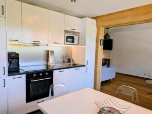 Køkken eller tekøkken på Résidence Plandevin - 3 pièces à Arc 1600 MAE-1223