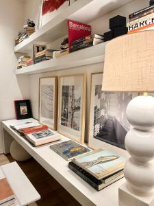 Knihovna v bed and breakfast