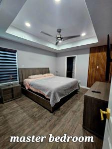 Postel nebo postele na pokoji v ubytování relax charming villa pet friendly