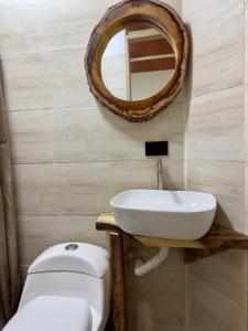 Et badeværelse på Totos House