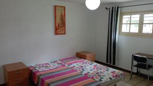 Postel nebo postele na pokoji v ubytování Appartement à la campagne