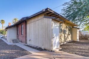 Bygningen som feriehuset ligger i