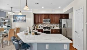 Kuchyň nebo kuchyňský kout v ubytování Utopia Rooms