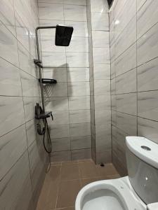 Koupelna v ubytování Studio meublé angre chu