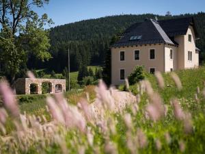 una casa in mezzo a un prato di Old Forester's Lodge Wildenthal - App 4 a Wildenthal