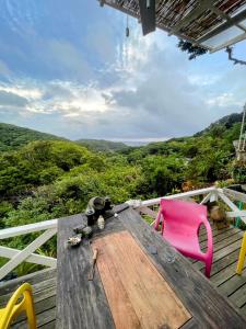 Naturlandskabet i nærheden af villaen