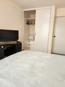 En eller flere senge i et værelse på La casa de Betty