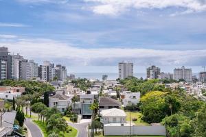 Udsigt til Cabeçudas eller udsigt til byen taget fra lejligheden