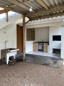 Et tv og/eller underholdning på Casa aconchegante