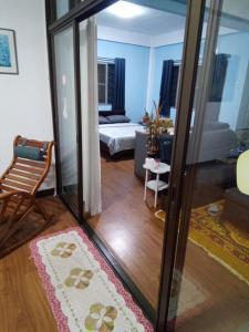 En eller flere senge i et værelse på Pool villa ban du chiangrai