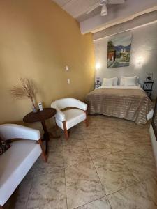 Ένα ή περισσότερα κρεβάτια σε δωμάτιο στο Pousada Belvedere da Serra