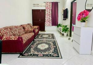 Et opholdsområde på Homestay Hayyan