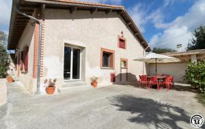 Bygningen som feriehuset ligger i