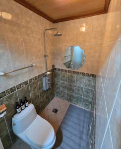 Koupelna v ubytování 금오산 아래 엔틱 무드 감성하우스, 프라이빗 독채