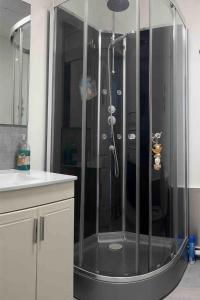 Koupelna v ubytování Mon cocooning au pied de la plage T3 couchages