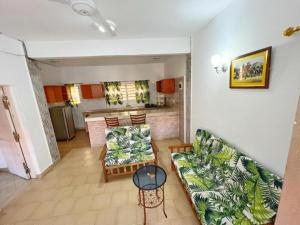 Kuchyň nebo kuchyňský kout v ubytování Brightstar Apartments Diani