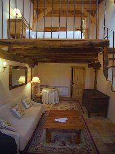 A seating area at Posada Molino del Canto