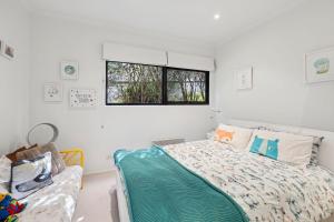 Postel nebo postele na pokoji v ubytování Blue Datcha