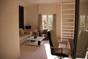 Istumisnurk majutusasutuses Luxury Suites Arendshof