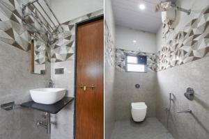 Koupelna v ubytování Collection O MIDC Pimpari Pune Formerly SK Palace