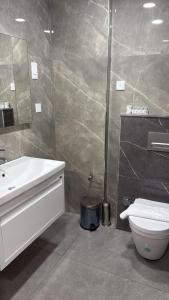 Phòng tắm tại Altinkaya Holiday Resort